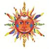 Add a Splash of Color to Your Home with this 3D Metal Sun Wall Hanging Art Decor!