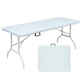 Multi-purpose outdoor folding 6ft casual picnic table game party table
