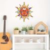 Add a Splash of Color to Your Home with this 3D Metal Sun Wall Hanging Art Decor!