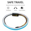 Car Rear Trunk Tail Light 120cm Colorful Dynamic Reverse Warning LED Strip 12v Auto Additional Brake Follow Turn Signal Lamp