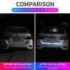 Car Rear Trunk Tail Light 120cm Colorful Dynamic Reverse Warning LED Strip 12v Auto Additional Brake Follow Turn Signal Lamp