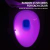 LED toilet toilet cover hanging creative human body sensor light motion sensor 8-color night bright toilet night light