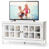 50 Inch Modern Wood Large TV Stand Entertainment Center for TV