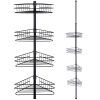 110 1/4corner shelf caddy(with metal shelf)