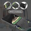1PCS Grey Aluminum Card Holder RFID Credit Card Holder Automatic Pop-up Bank Card Box Mini car Package