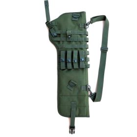 Tactical Single Shoulder Hunting Knife Bag Outdoor Multifunctional Portable Shotgun Bag (Color: green)