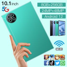 VIQEE New Tablet PC X90 10.1 Inch  Dual Nano SIM & WIFI Android 13 Notebook Ins Simple Style (Color: green)