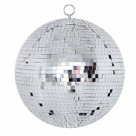 6/8/10/12" Mirror Disco Ball Silver Hanging Reflective Disco Ball Stage Party Decor (size: 8")