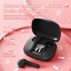 Js36 Bluetooth Headset Macaron Multi-Color Wireless Headset Power Display Stereo Waterproof Earbuds with Charging Bin