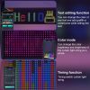 Smart Bluetooth App Control RGB Curtain Lights LED Color Changing Fairy Light DIY Picture Window Christmas Wedding Bedroom Decor