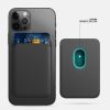 Magsafe Magnetic Leather Card Clip For IPhone 14 Pro Max 13 12 Pro Magnetic Wallet Card Holder Bag Phone Case Accessories