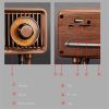 Bluetooth Speaker Retro Subwoofer Radio Memory Card U Disk High Sound Quality Indoor Wireless Portable Speaker